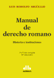 MANUAL DE DERECHO ROMANO