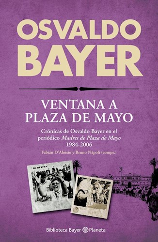 Biblioteca Bayer. Ventana a Plaza de Mayo