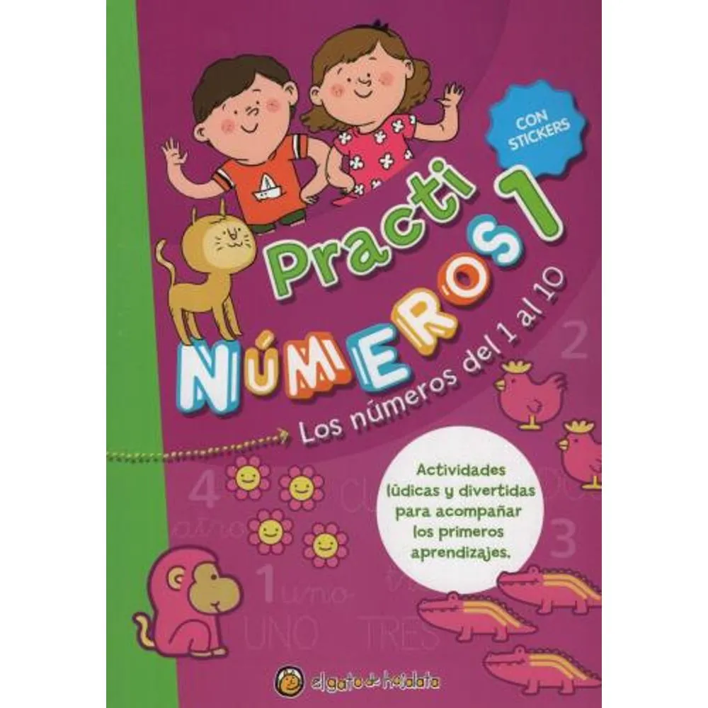 LIBRO NUMEROS 1 - PRACTI NUMEROS - LOS NUMEROS DEL 1 AL 10