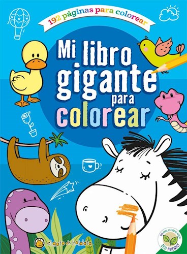 MI LIBRO GIGANTE PARA COLOREAR: AZUL