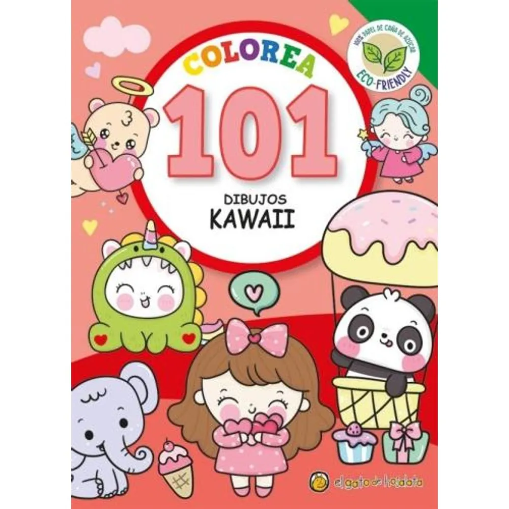 COLOREA 101 DIBUJOS KAWAII