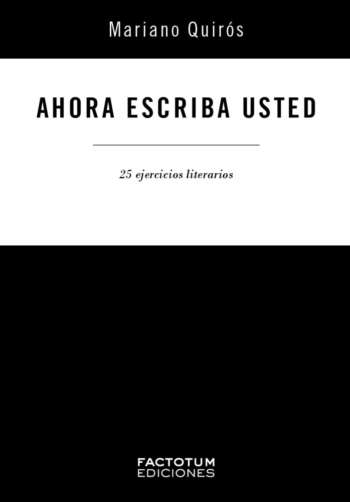 AHORA ESCRIBA USTED