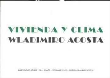 VIVIENDA Y CLIMA