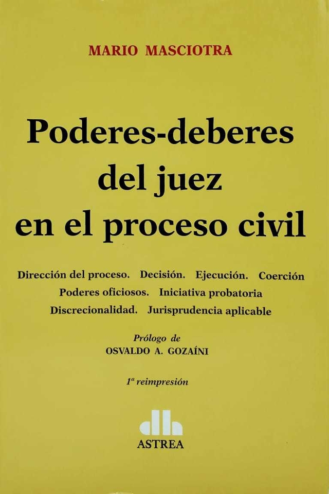 Poderes-deberes del juez en el proceso civil