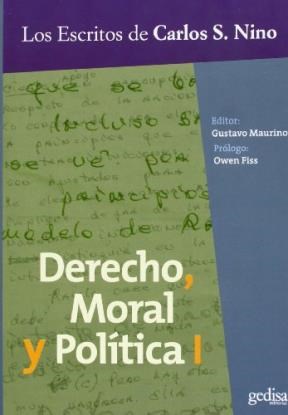 DERECHO MORAL Y POLITICA I