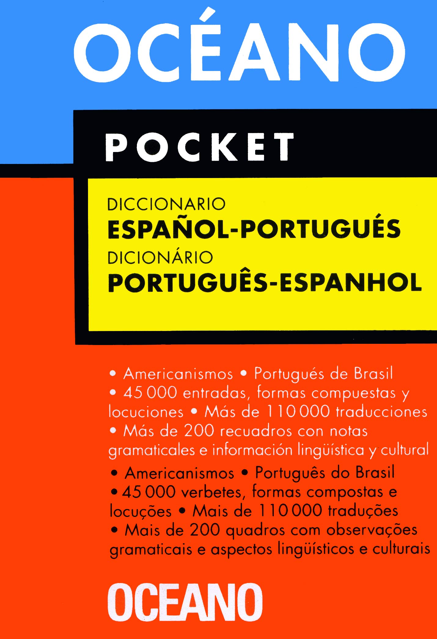 DICCIONARIO OCÉANO POCKET (ESPAÑOL / PORTUGUES)