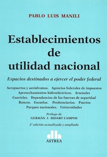 ESTABLECIMIENTOS DE UTILIDAD NACIONAL