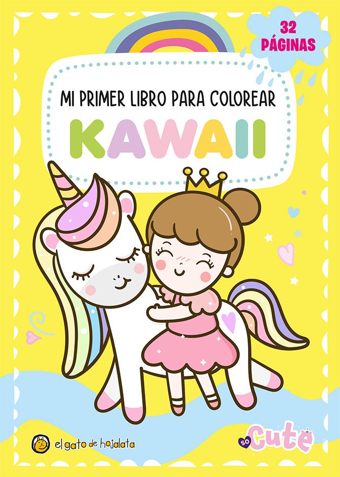 Mi primer libro para colorear Kawaii 2 – So Cute