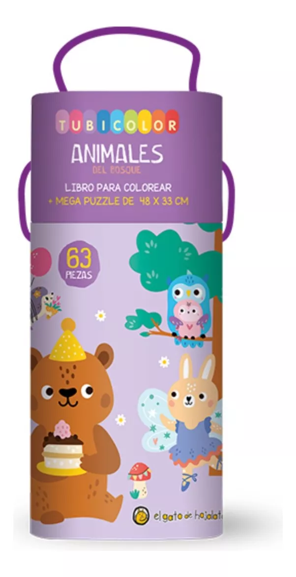 TUBI COLOR - ANIMALES DEL BOSQUE