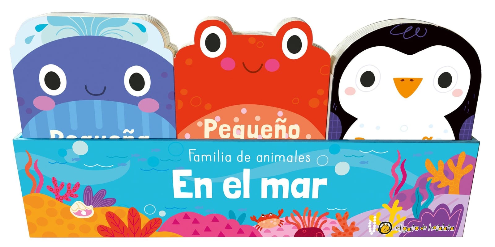 MAR: CANGREJO, PINGÜINO Y BALLENA – FAMILIA DE ANIMALES