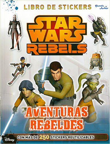 STAR WARS REBELS. AVENTURAS REBELDES. STICKERS