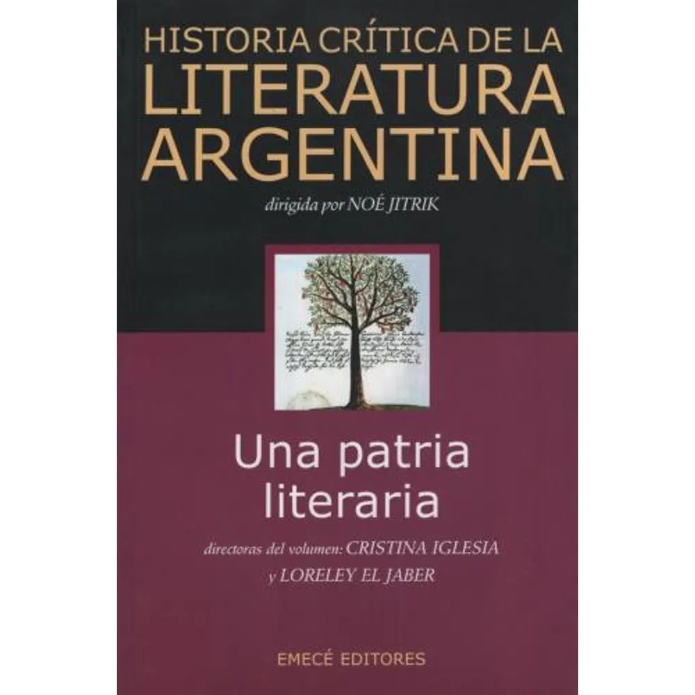 HISTORIA CRITICA DE LA LITERATURA ARGENTINA 1