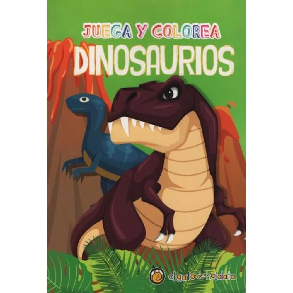 JUEGA Y COLOREA DINOSAURIOS