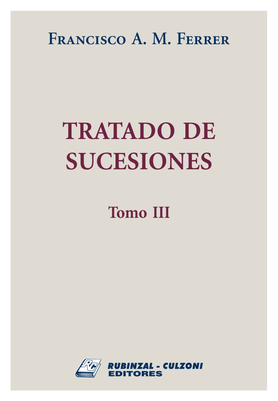 TRATADO DE SUCESIONES TOMO II